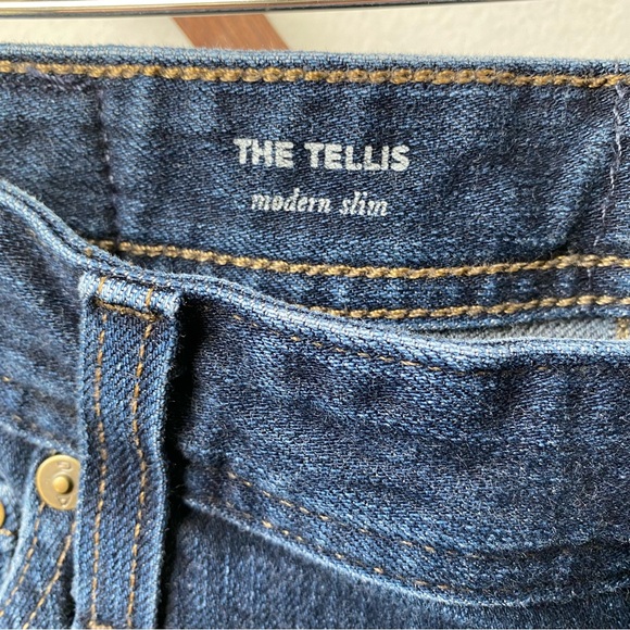 Adriano Goldschmied The Tellis Modern Slim Dark Wash Denim Jeans - Picture 5 of 13